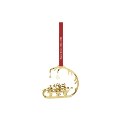 2025 Juleornament Slede, gull