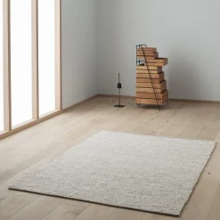 Agner gulvteppe, beige