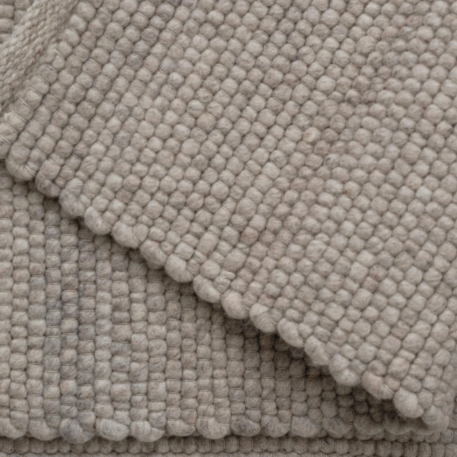 Agner gulvteppe, light grey