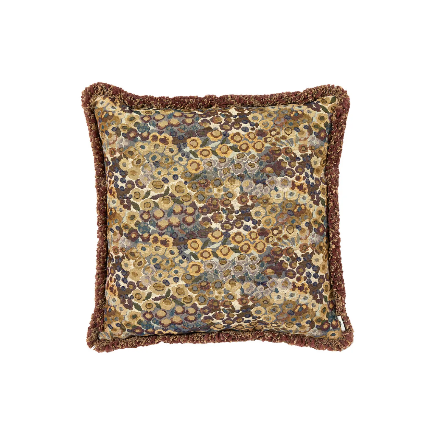 Alethe flower fringe pute 50x50, multi