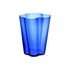 Alvar Aalto vase, ultramarineblå