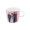 Anette Moi Krus 27 cl kongefamilien, rosa