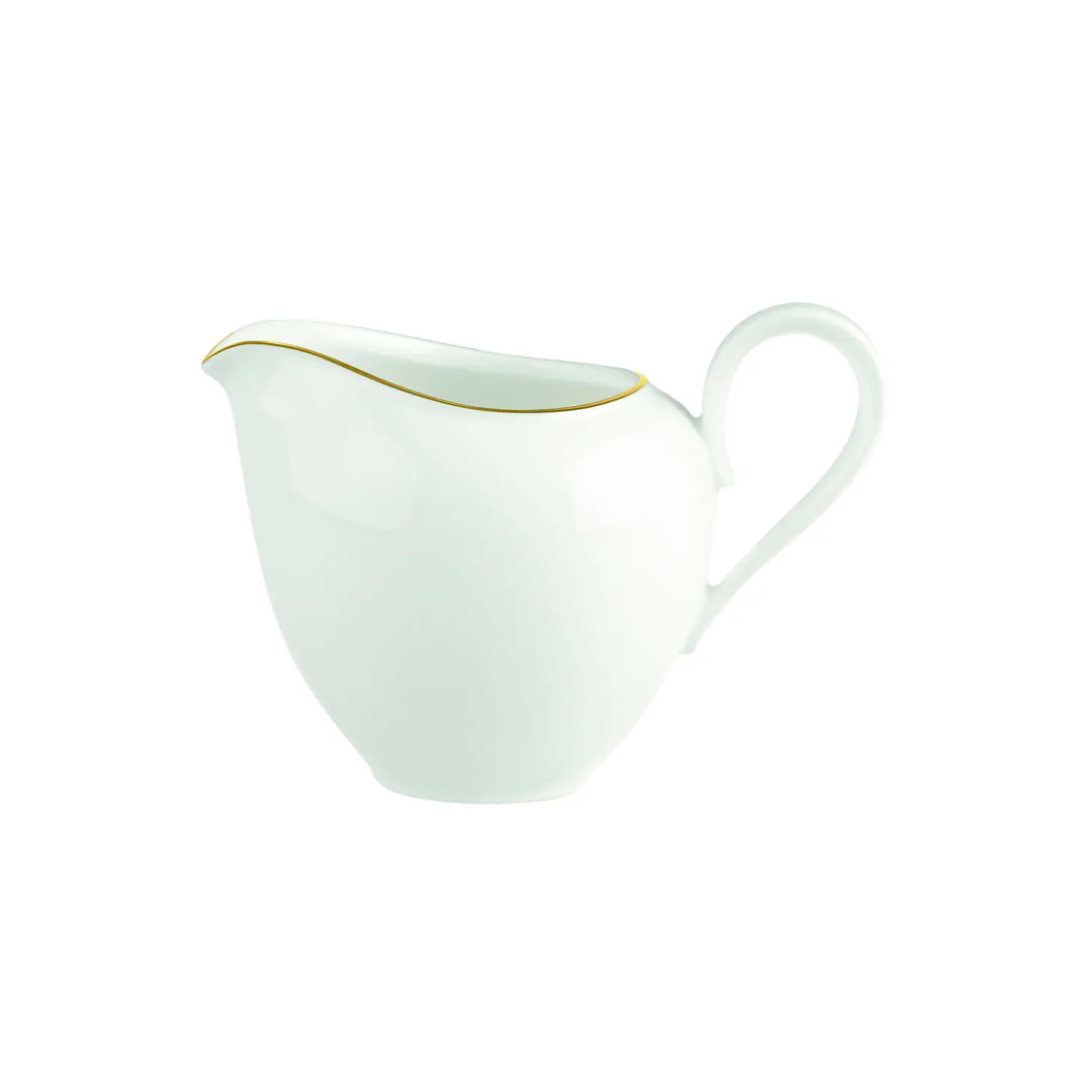 Anmut Gold fløtemugge, hvit/gull