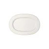 Anmut Gold ovalt serveringsfat, hvit/gull