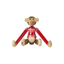 Ape med julegenser 2024 liten teak/limba