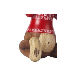 Ape med julegenser 2024 liten teak/limba