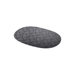 Arne Jacobsen oval spisebrikke, anthracite