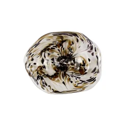 Art fat kunstglass 44 cm, black/brown