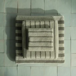 ARTO Håndkle tynne striper, desert sage/agave green
