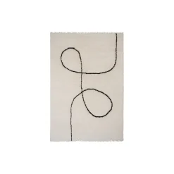 Astral Spiral gulvteppe, black