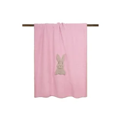 Baby Sweet Bunny Bamboo pledd, pink