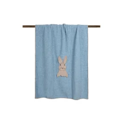 Baby Sweet Bunny Bamboo pledd, blue