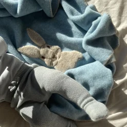 Baby Sweet Bunny Bamboo pledd, blue