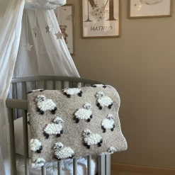 Baby Sweet Lamb Wool pledd, beige