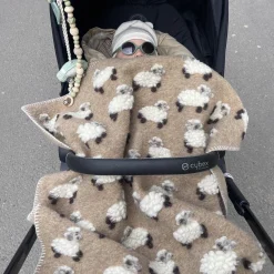 Baby Sweet Lamb Wool pledd, beige