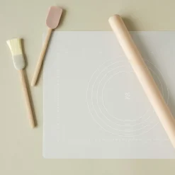BAKE-IT kakerulle og bakematte, light grey