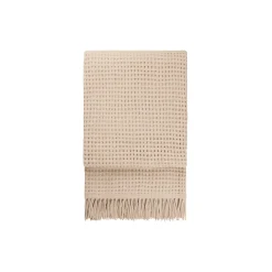 Basket pledd, beige