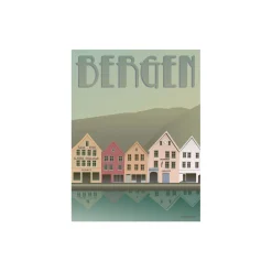 Bergen Ulriksbanen plakat, 50x70 cm