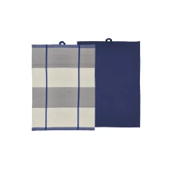Blocks kjøkkenhåndkle, royal blue