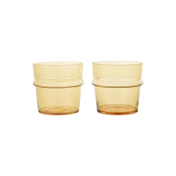 Boya Lavt glass 2 stk., yellow