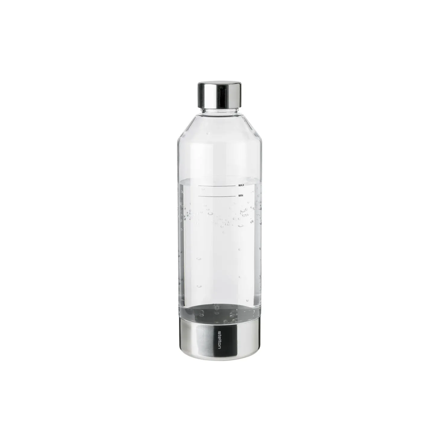 Brus flaske til kullsyremaskin, clear/steel