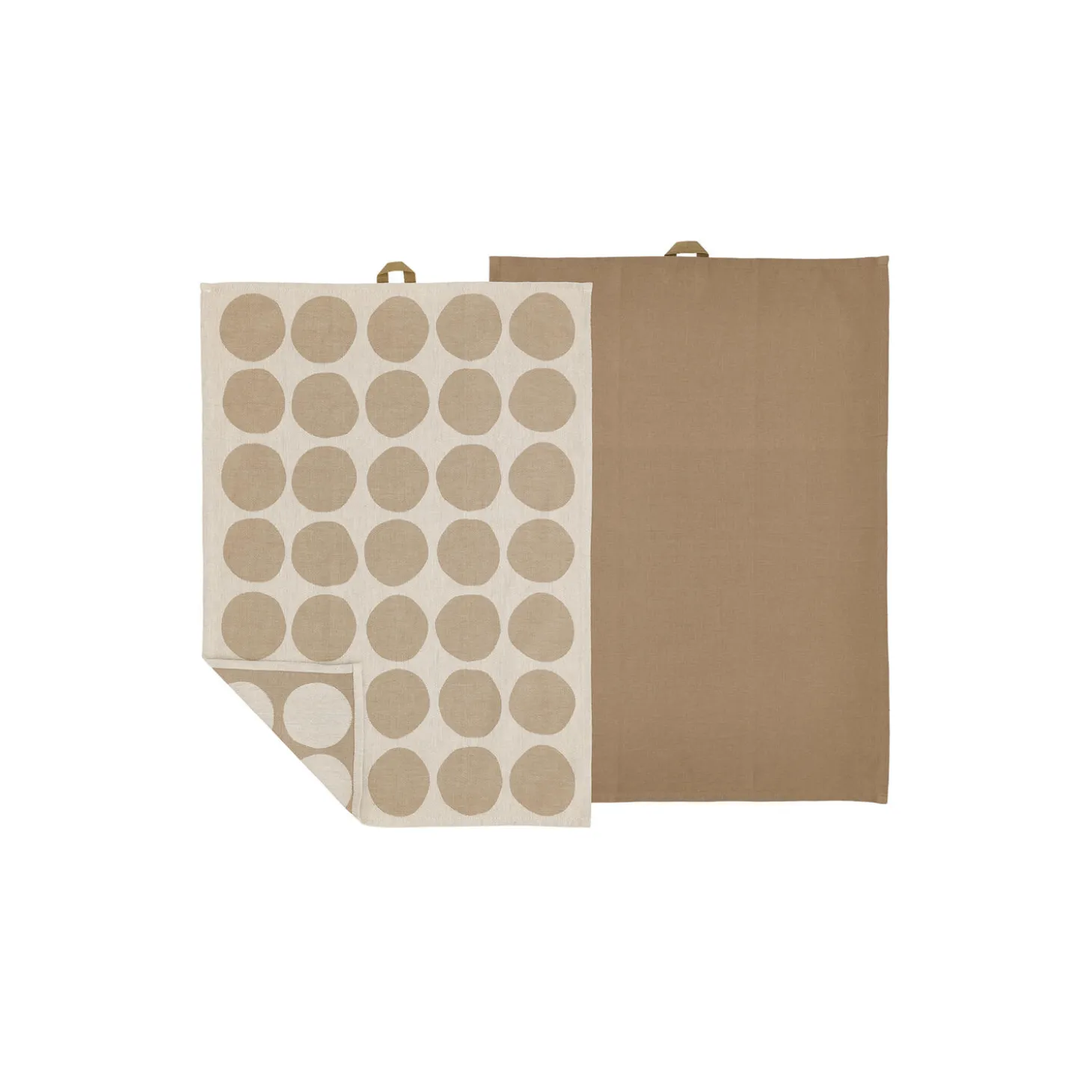 Bubbles kjøkkenhåndkle, warm taupe