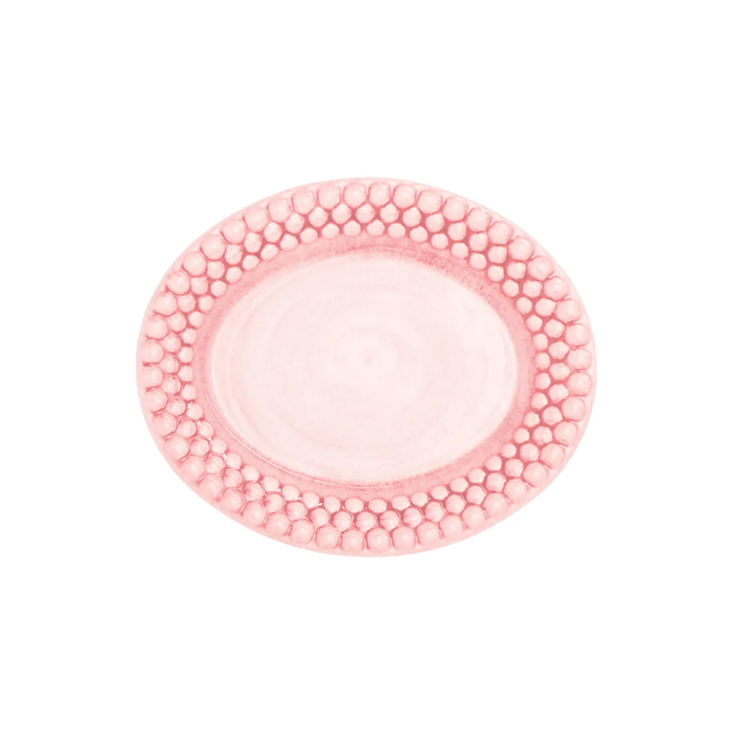 Bubbles tallerken 20x16 cm, light pink