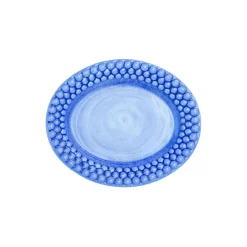 Bubbles tallerken 20x16 cm, light blue