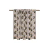 BUNCH OF FLOWERS GREY Easy boiled wool pledd 150x190cm