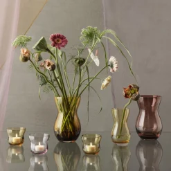 Calabas vase, burgunder