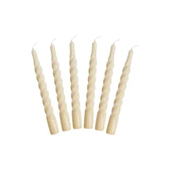 Candles With A Twist lys, glossy white