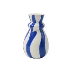 CAROLINA Vase - FET & BLÅ