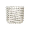 Ceramic Basket Large, off white