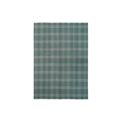 Check pledd, green/light green