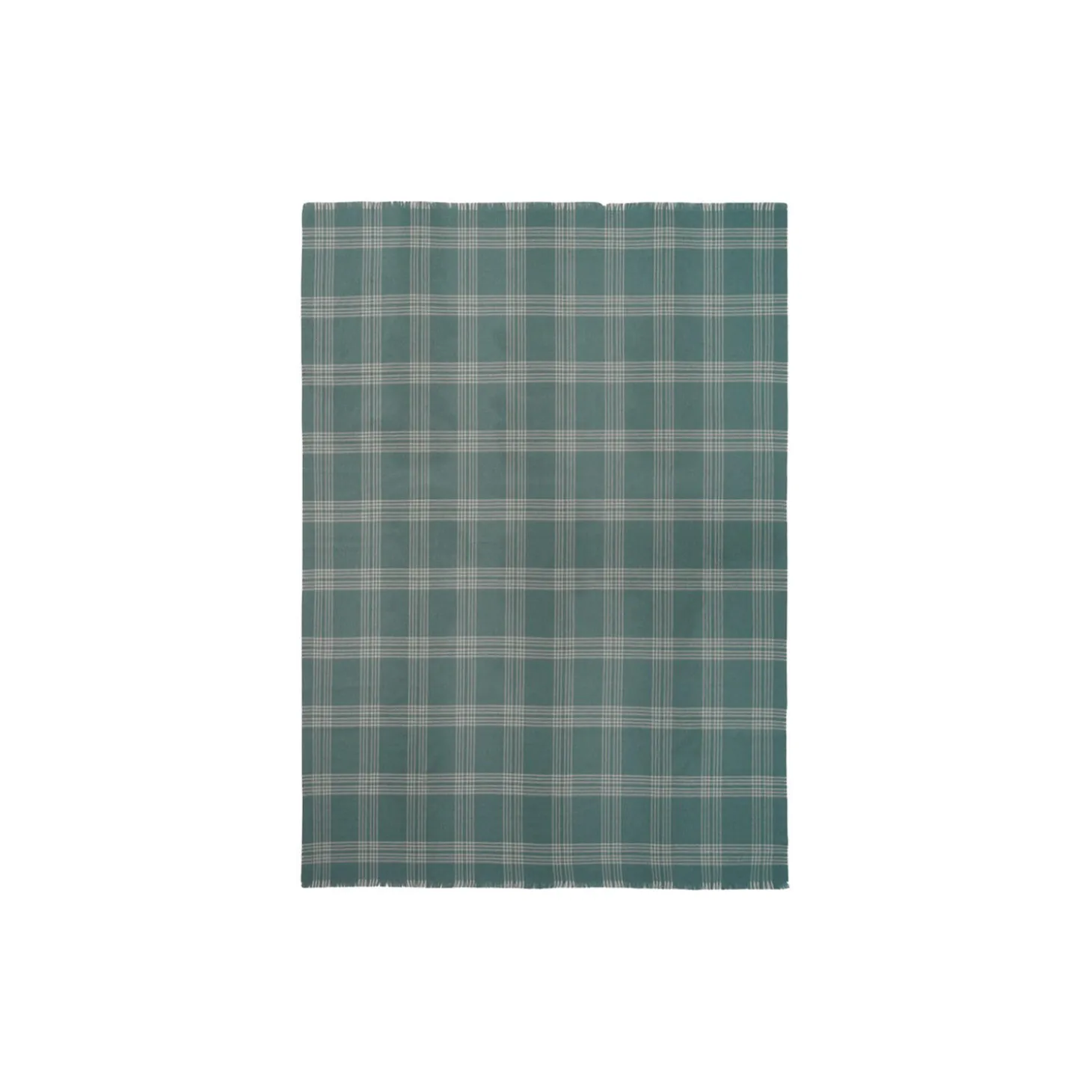 Check pledd, green/light green