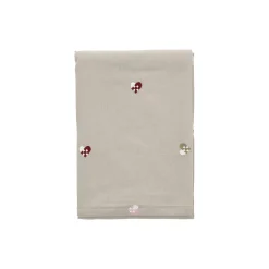 Christmas Hearts Embroidery juleduk, rose