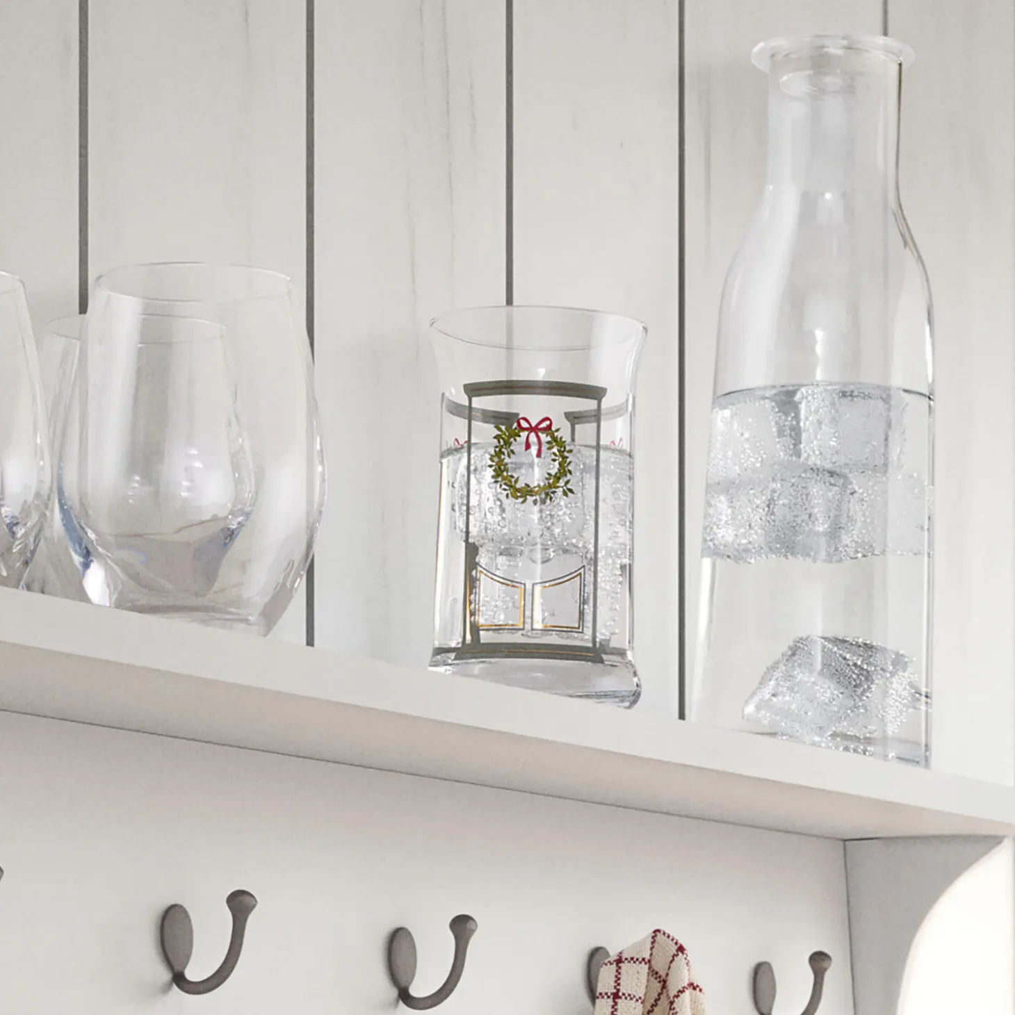 Christmas Julevannglass 2024