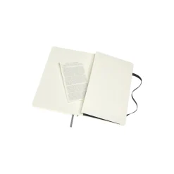 Classic Double Notebook linjert/blank, sort