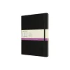 Classic Double Notebook linjert/blank, sort
