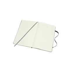 Classic Double Notebook linjert/blank, sort