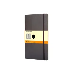 Classic Notebook linjerte sider, sort