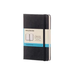 Classic Notebook prikkete sider, sort