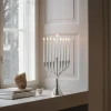 Cobra Menorah lysestake