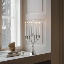 Cobra Menorah lysestake