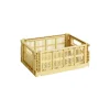 Colour Crate, golden yellow