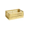 Colour Crate, golden yellow