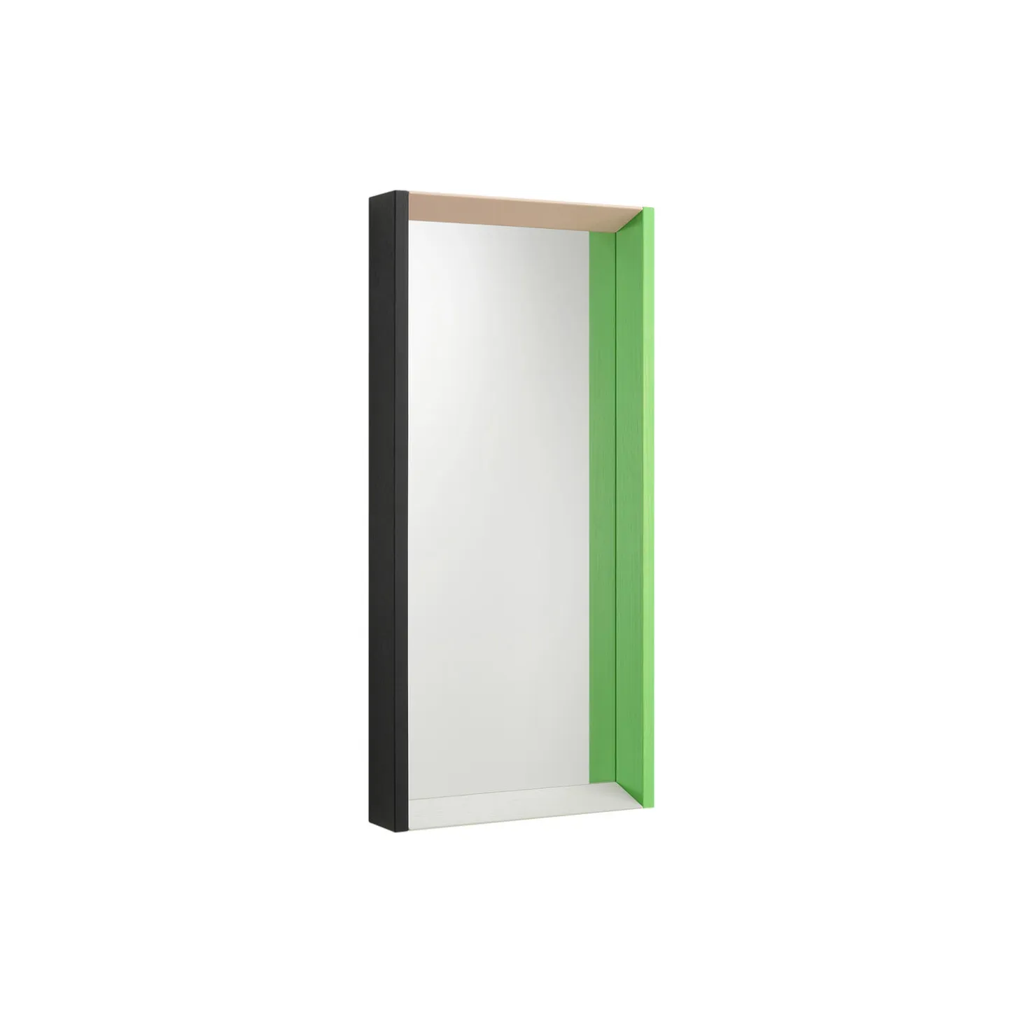 Colour Frame Mirror Medium, green/pink