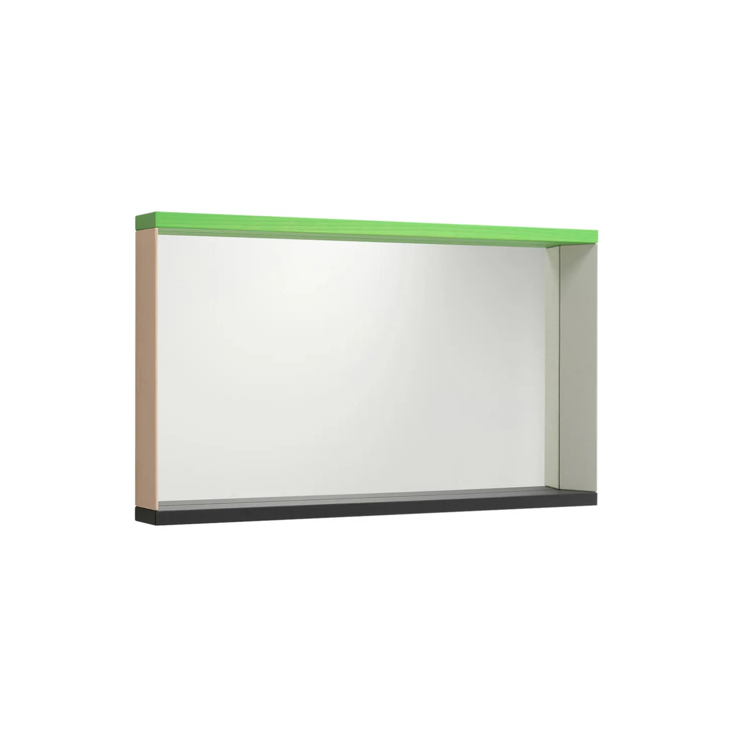 Colour Frame Mirror Medium, green/pink