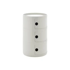 Componibile new big 3 pezzi oppbevaringsbord, bianco