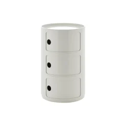 Componibile new big 3 pezzi oppbevaringsbord, bianco
